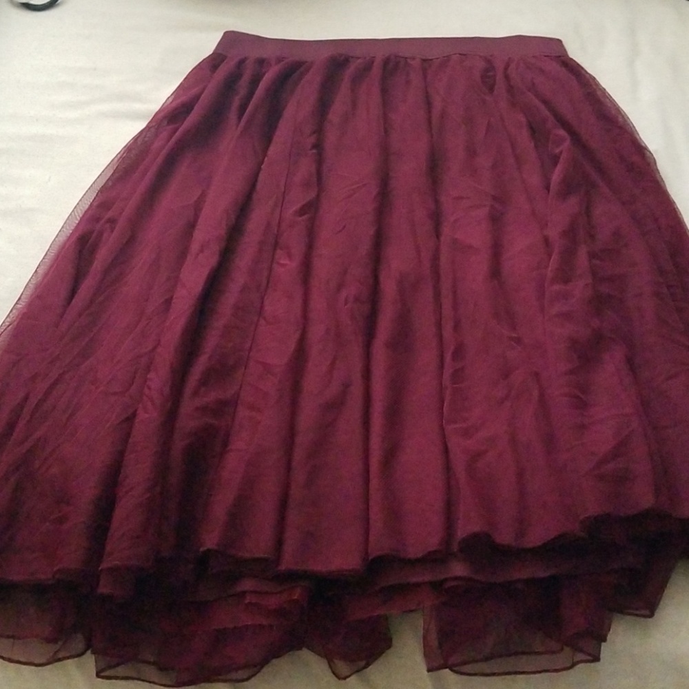 Tulle mesh skirt
